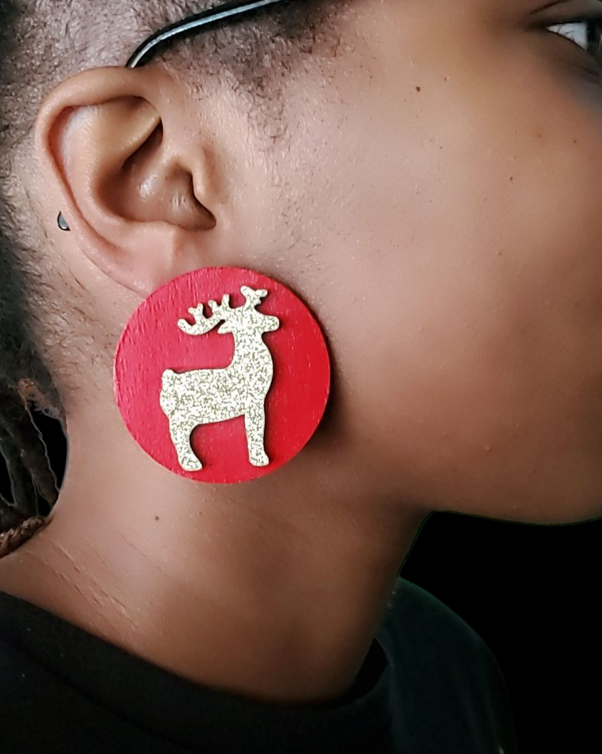 Golden Reindeer - Red