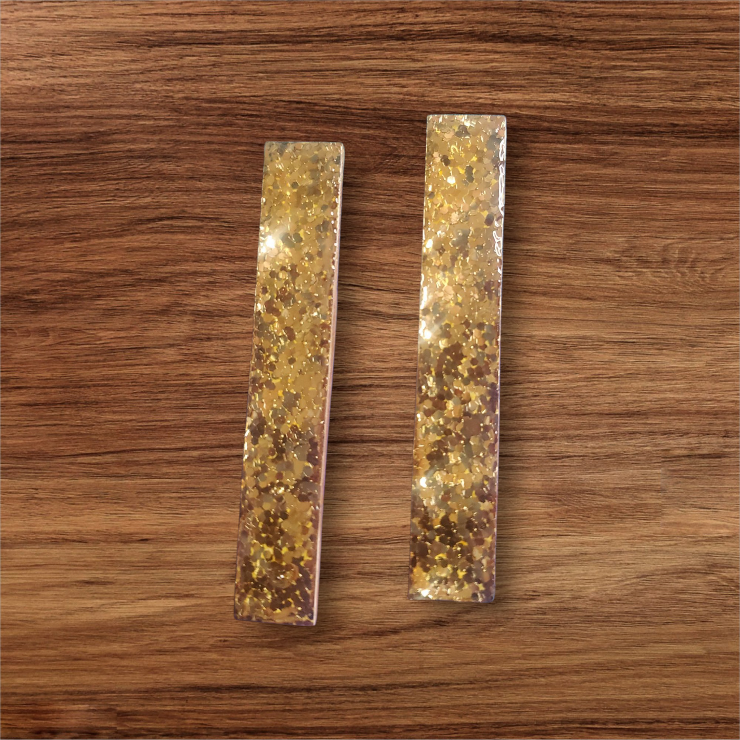 Sparkle in Gold - Rectangle Drop