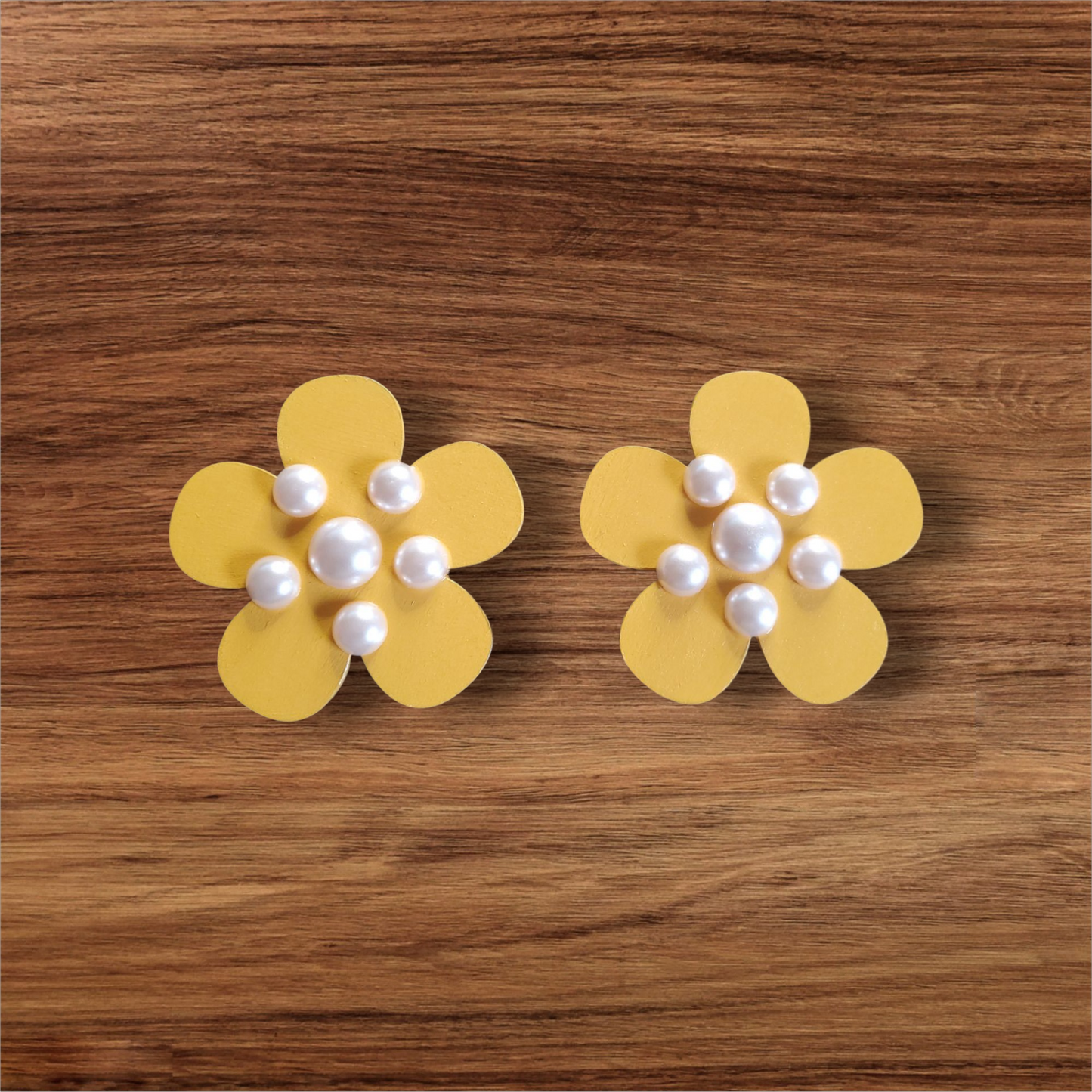 Yellow Petals with Pearls