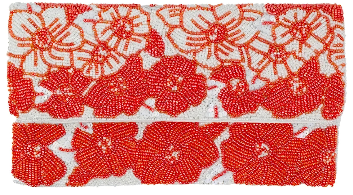 Coral Bloom Clutch/Crossbody