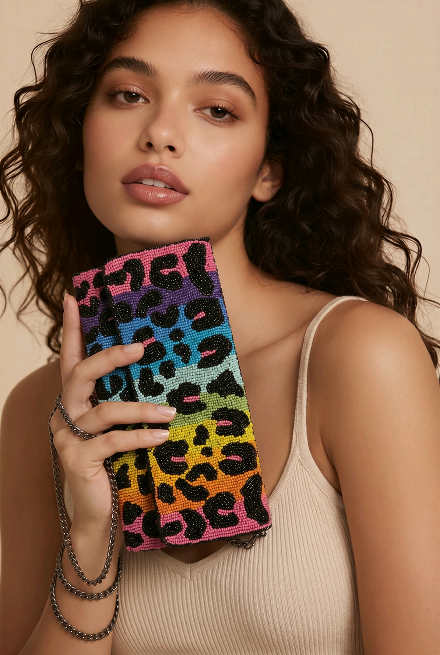 Pop Art Leopard Clutch✨