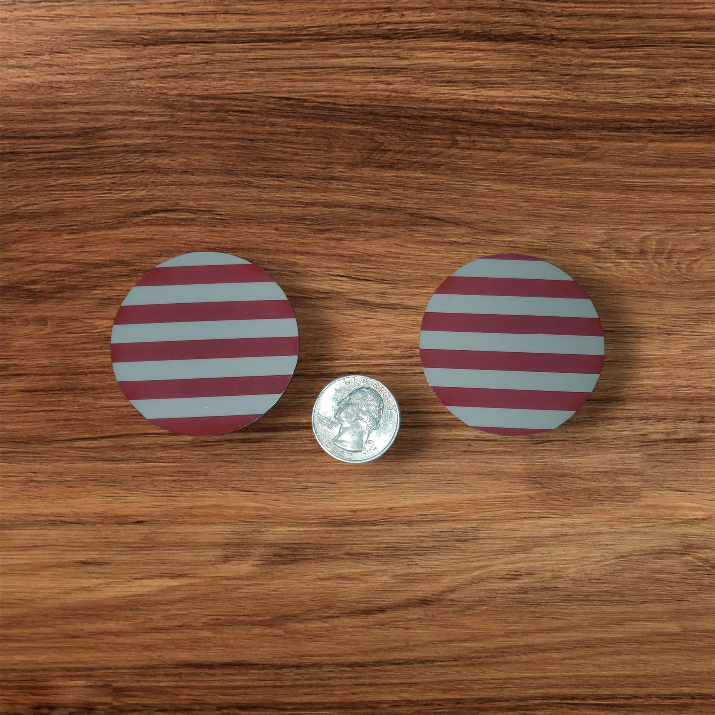 Red and White Stripes I