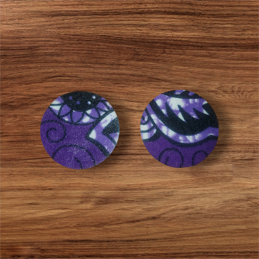 Desert Orchid - Purple Circle (Medium)