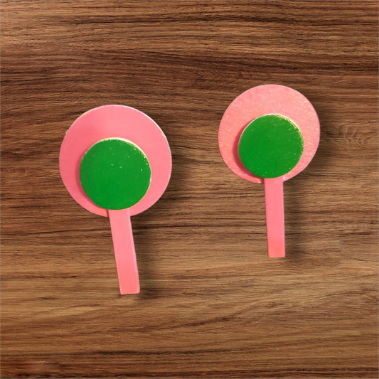 Pink & Green Mini Trees