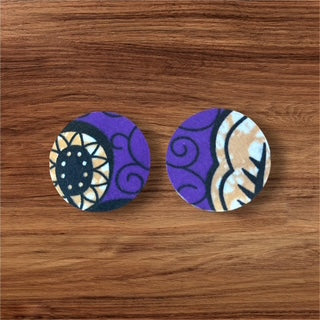 Desert Orchid - Purple & Brown Circle (Medium)