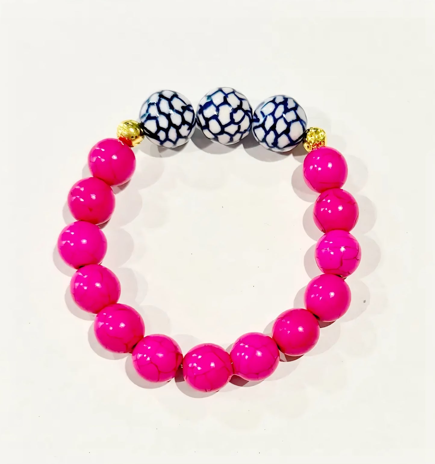 Pink and Blue Dynasty Bracelet✨